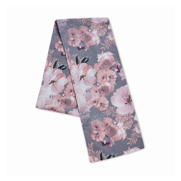 Kokvilnas galda celiņš 32x220 cm Dramatic Floral – Catherine Lansfield-image-1