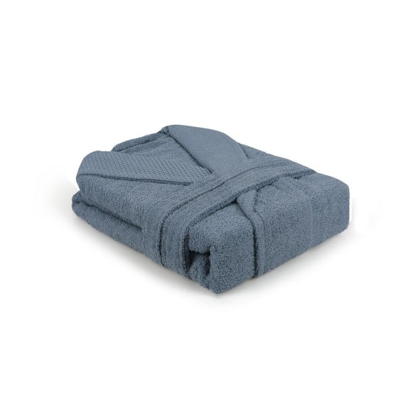 Zils kokvilnas halāts XL izmērs Cappa – Foutastic-image-2