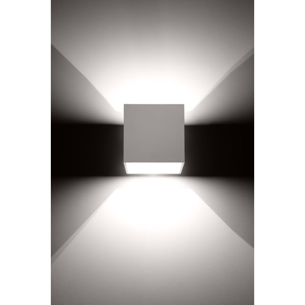 Balta sienas lampa Geo – Sollux-image-1