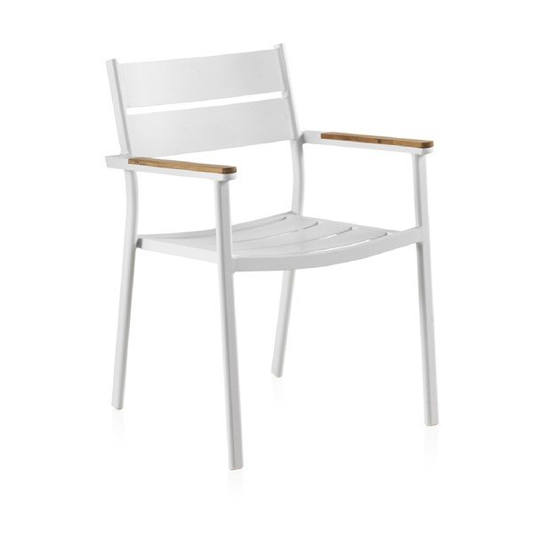 Balts dārza krēsls ar tīkkoka zosīm Giulia, platums 56 cm-image-2