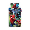 Vienguļamā kokvilnas bērnu gultas veļa 140x200 cm Spider-man – Jerry Fabrics
