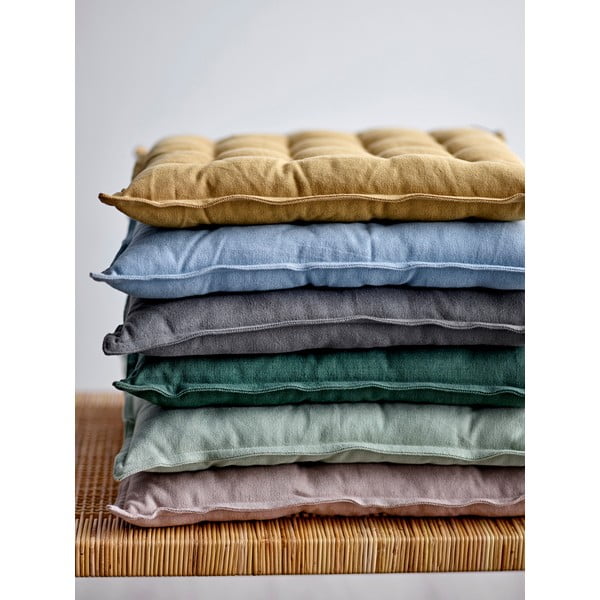 Gaiši zaļš kokvilnas sēdekļa spilvens Södahl, 40 x 40 cm-image-1