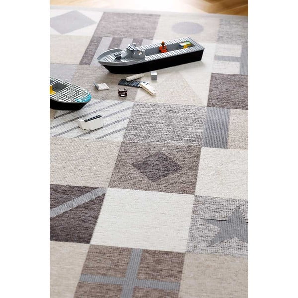 Brūns/bēšs bērnu paklājs 200x140 cm Laeva – Narma-image-4