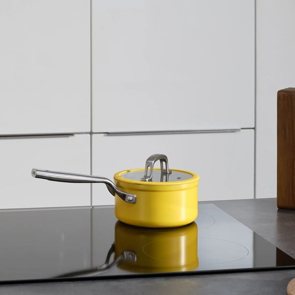 Katls ar vāku/ar keramikas pārklājumu piemērots indukcijas plītij 1,3 l Meda 3.0 – FABINI-image-1