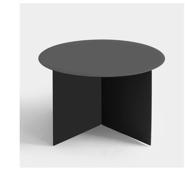 Melns kafijas galdiņš Custom Form Oli, ⌀ 70 cm-image-1
