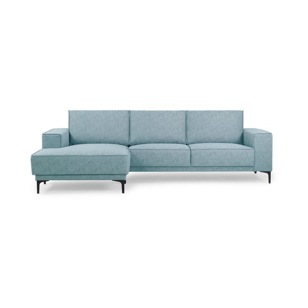 Gaiši zils stūra dīvāns (ar kreiso stūri) Copenhagen – Scandic