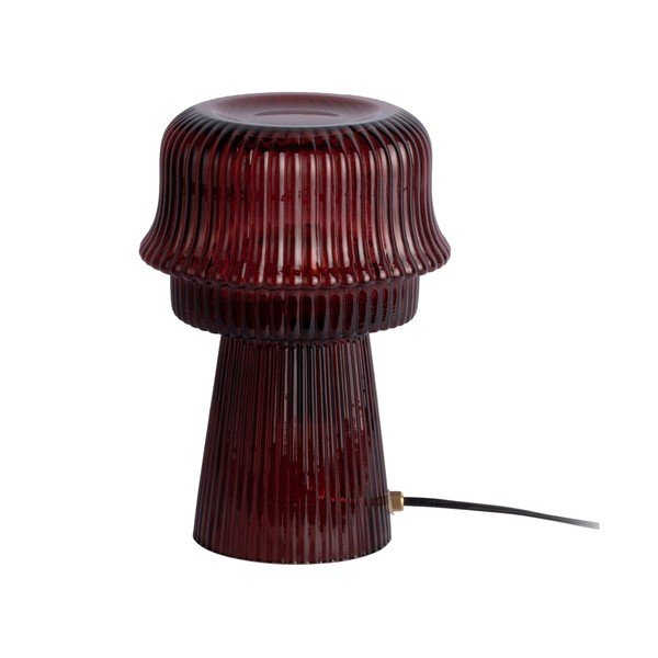 Bordo stikla galda lampa (augstums 26 cm) Cadiz – Leitmotiv