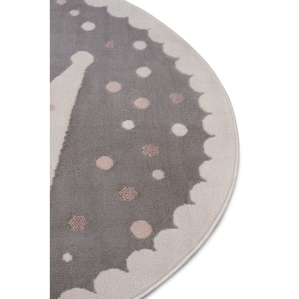 Pelēks bērnu paklājs ø 100 cm Crown – Hanse Home-image-2