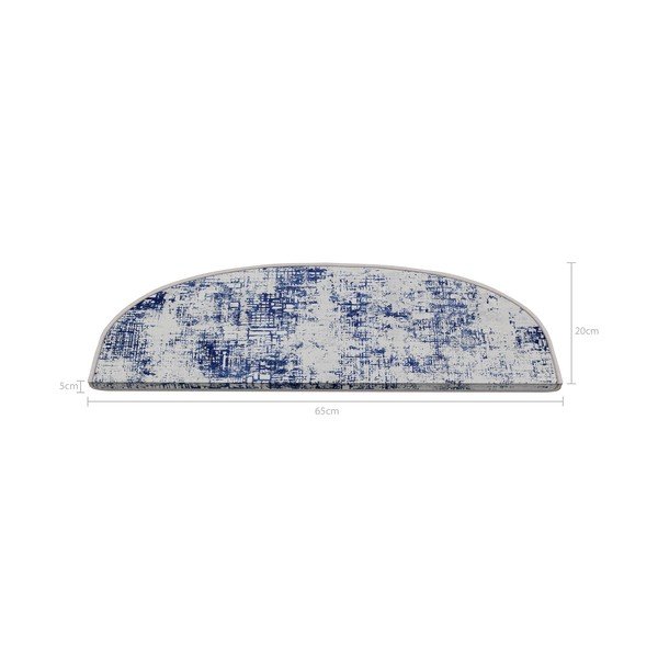 Zili kāpņu paklāji (16 gab.) 20x65 cm Digital City – Vitaus-image-2