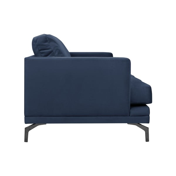 Tumši zils dīvāns ar melnu kāju balstu Windsor & Co Sofas Jupiter-image-2