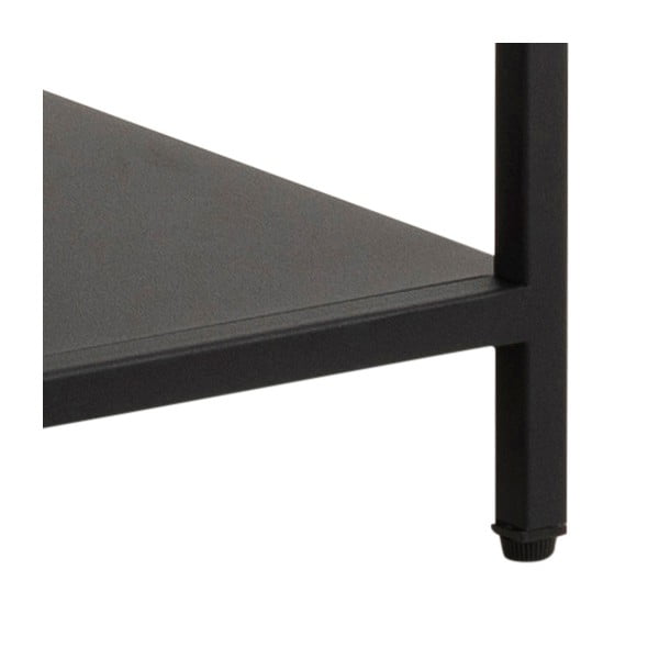 Melns metāla grāmatplaukts 80x86 cm Newcastle – Actona-image-4