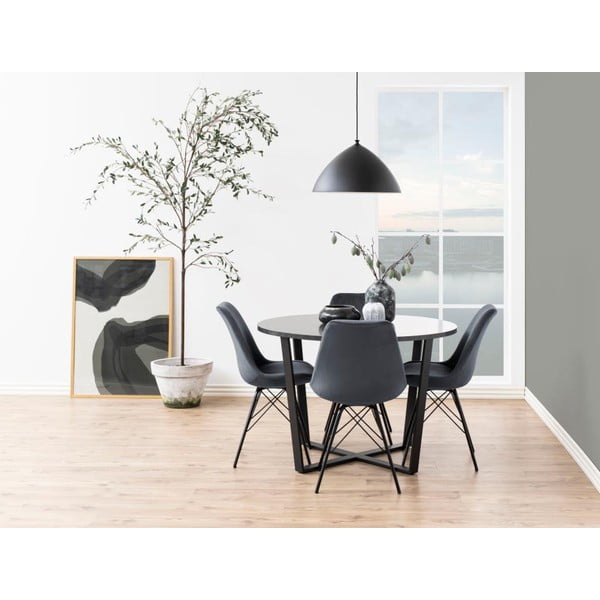 Melns/pelēks pusdienu krēsls Eris – Actona-image-3