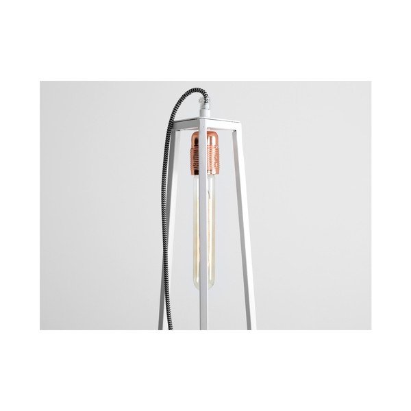 Balta grīdas lampa Pielāgota forma Trimetric-image-4