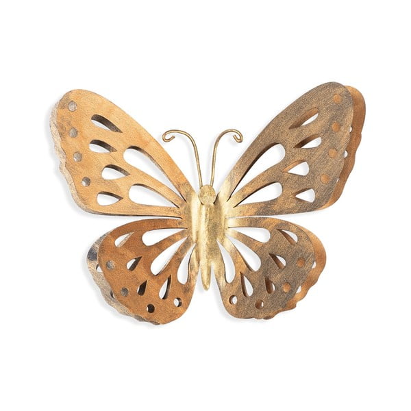 Sienas dekors zelta krāsā Wallity Butterfly