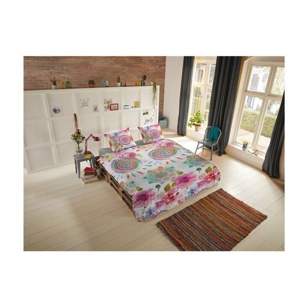 Kokvilnas gultasveļa HIP Palaya, 140 x 200 cm-image-1