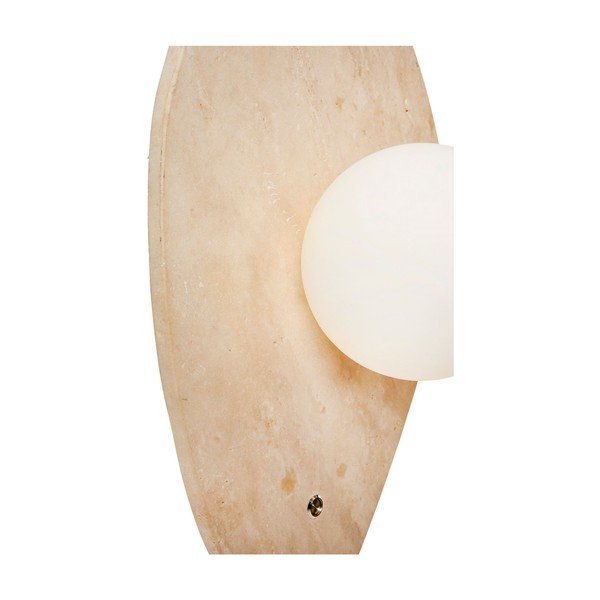 Bēša akmens sienas lampa ø 10 cm Hilde – Opviq lights-image-3