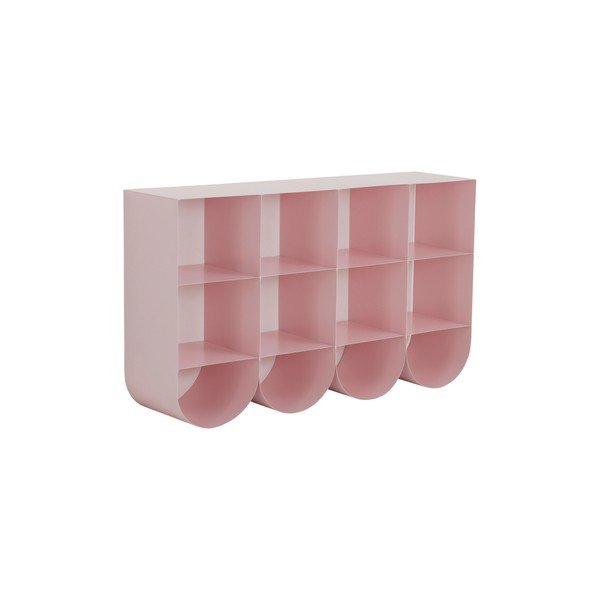 Rozā tērauda piekarināms apavu statīvs 120x70x30 cm Waway – Jotex