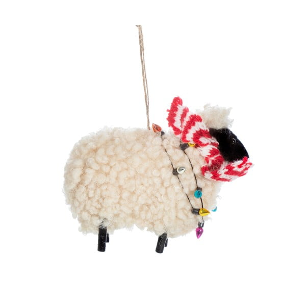 Tekstila Ziemassvētku eglītes rotājums Sheep – Sass & Belle