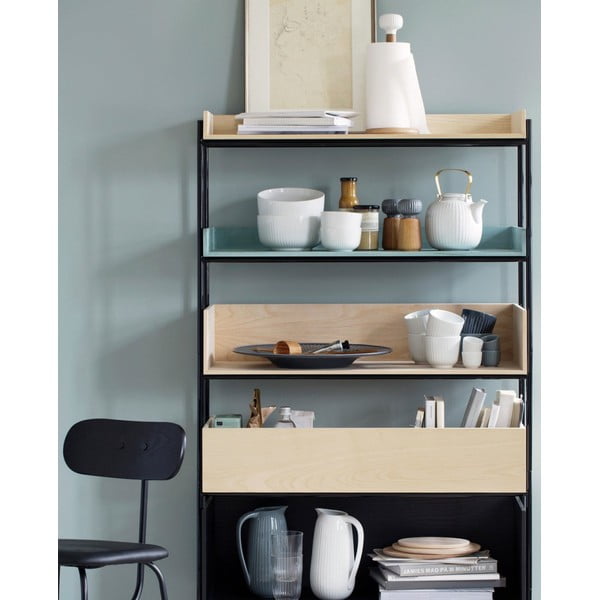 Ozolkoka garšvielu dzirnaviņas ar antracīta pelēkām porcelāna detaļām Kähler Design Hammershoi, augstums 13 cm-image-4