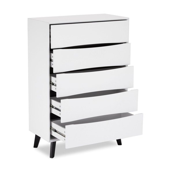 Balta augsta kumode 80x117 cm Lyon – Furnhouse-image-3
