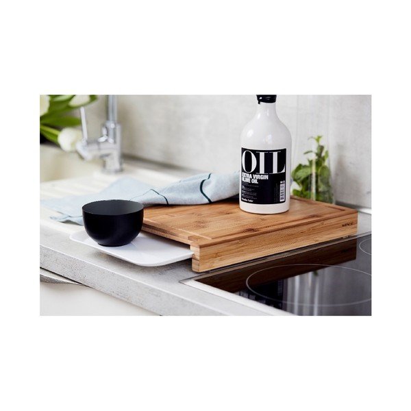 Bambusa griešanas dēlis ar vienu atvilktni Wenko Bruno-image-4