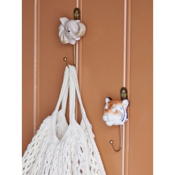 Bēšs keramikas sienas āķis Nosa – Bloomingville Mini-image-1