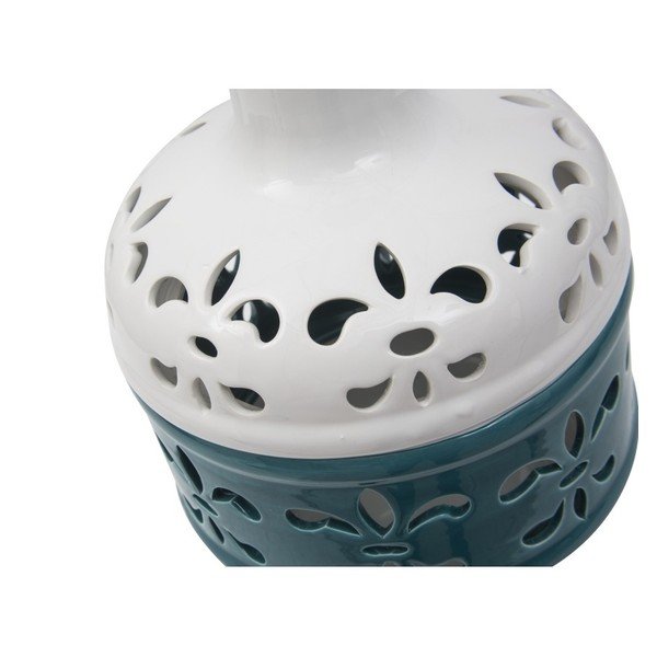 Zilā un baltā porcelāna vāze Mauro Ferretti Basso-image-1