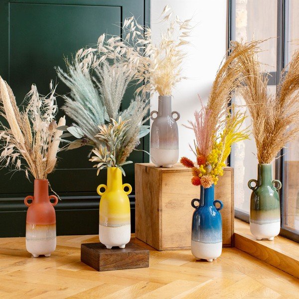 Zaļa vāze Sass & Belle Bohemian Home Mojave, augstums 23 cm-image-1