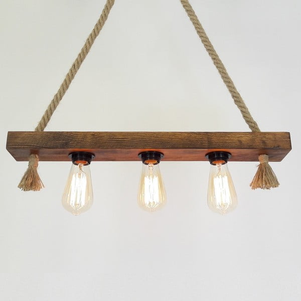 Koka griestu piekaramā lampa Kutuk-image-1