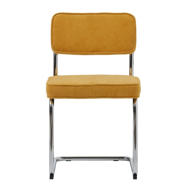 Dzeltens pusdienu krēsls Unikālas mēbeles Rupert Bauhaus