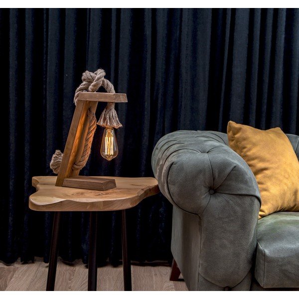 Dabīga toņa galda lampa (augstums 10 cm) – Opviq lights-image-1