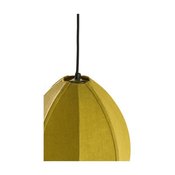 Zaļa piekaramā lampa ar auduma abažūru Milatos – Light & Living-image-4