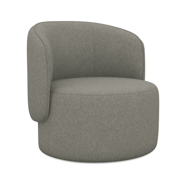 Pelēks atpūtas krēsls Ipo – Makamii