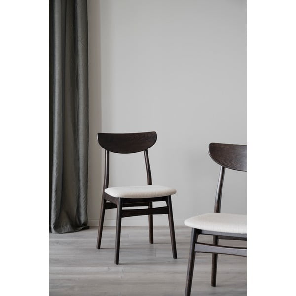 Brūni ēdamistabas krēsli (2 gab.) Rodham – Rowico-image-3