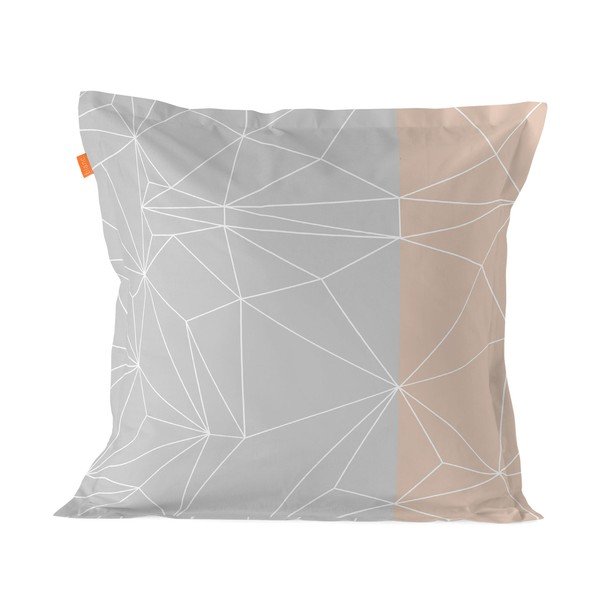 Kokvilnas spilvendrāna Blanc Range, 60 x 60 cm