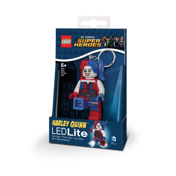 LEGO® DC Super Heroes Harley Quinn spīdoša atslēgu piekariņš-image-1