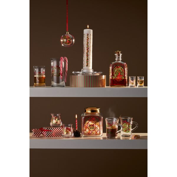 Stikla pūsta Ziemassvētku eglītes bumbiņa ø 8 cm Annual Christmas Bauble 2025 – Holmegaard-image-2