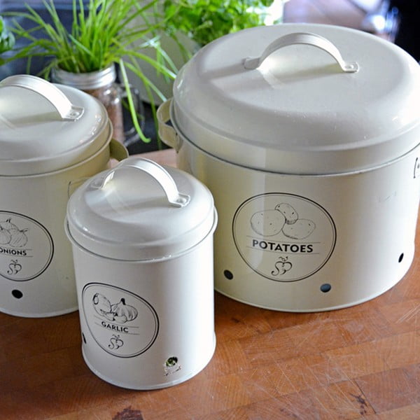 Tērauda konteiners sīpoliem un ķiplokiem – Esschert Design-image-2