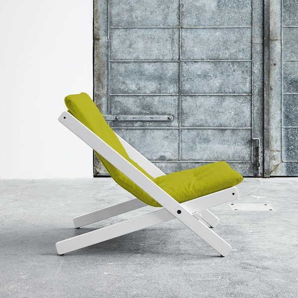 Saliekamais krēsls Karup Boogie White/Pistacio-image-1