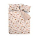 Oranža/bēša divguļamā gultas veļa 200x200 cm Woodland Fox – Catherine Lansfield