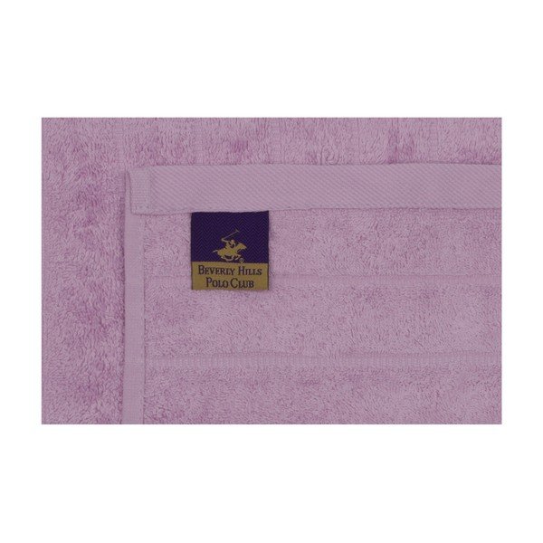 3 violetu kokvilnas roku dvieļu komplekts, 90 x 50 cm-image-3