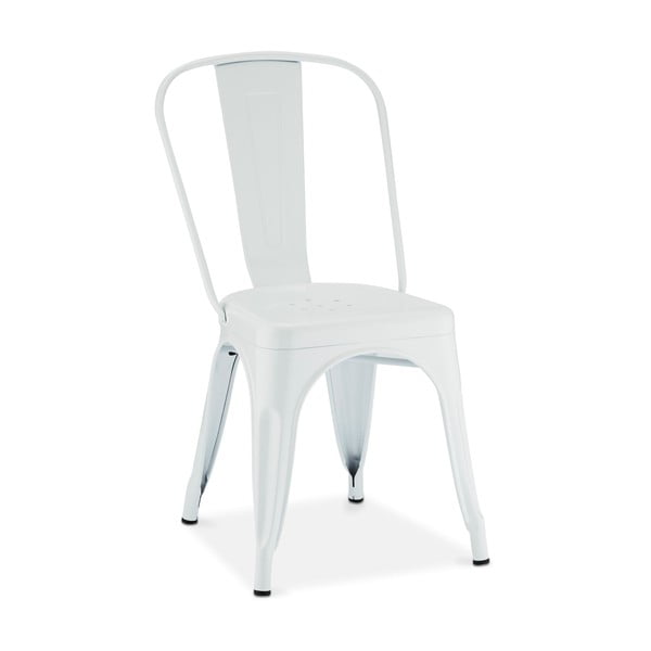 Balti metāla pusdienu krēsli (2 gab.) Korona – Furnhouse