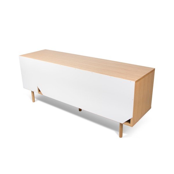 Balta un pelēka kumode TemaHome Dann Oak-image-1