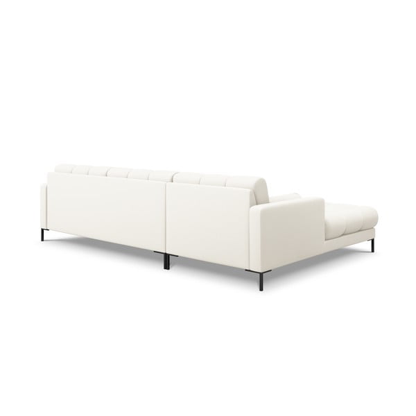 Gaiši bēšs stūra dīvāns Cosmopolitan Design Bali, kreisais stūris-image-4