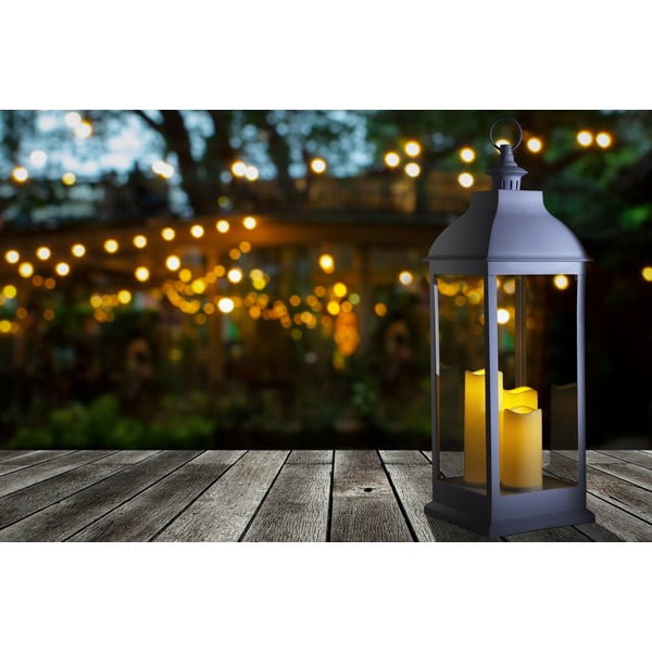 Balta LED laterna (augstums 71 cm) – Tomasucci-image-4