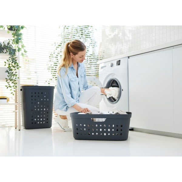 Plastmasas veļas grozs 39 l Jona – Rotho-image-3