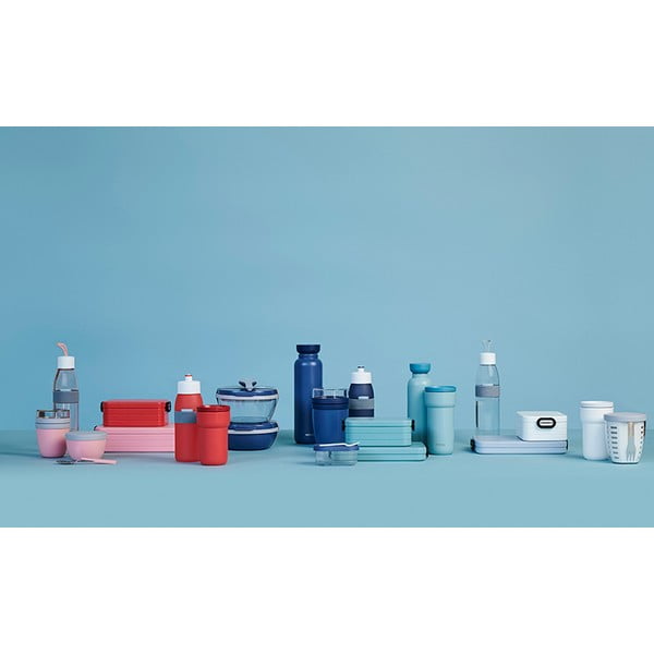 Pusdienu kārbas ar dakšu (3 gab.) Vivid blue – Mepal-image-3