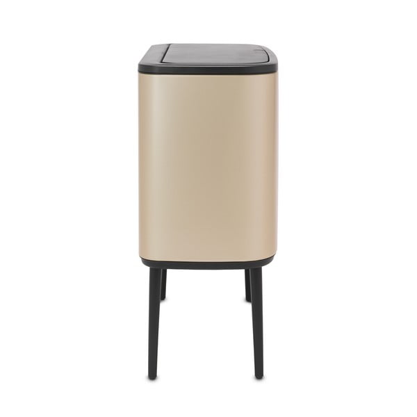 Zelta krāsas ar pieskārienu atverama tērauda atkritumu tvertne 36 l Bo Touch Bin – Brabantia-image-3