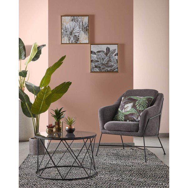 Pelēks atpūtas krēsls Brida – Kave Home-image-1