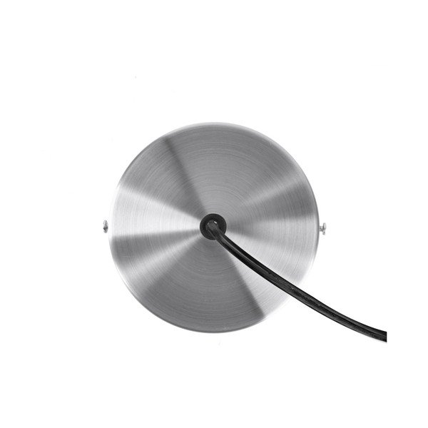 Pelēka piekaramā lampa ar sudraba detaļām Leitmotiv Refine, ⌀ 40,5 cm-image-1